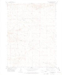 Pawnee Buttes Colorado Historical topographic map, 1:24000 scale, 7.5 X 7.5 Minute, Year 1977
