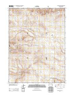 Pawnee Buttes Colorado Historical topographic map, 1:24000 scale, 7.5 X 7.5 Minute, Year 2013