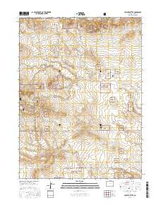 Pawnee Buttes Colorado Current topographic map, 1:24000 scale, 7.5 X 7.5 Minute, Year 2016