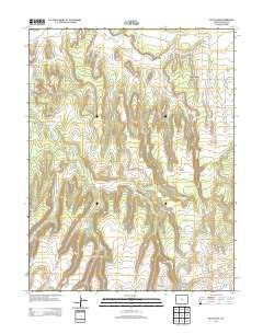 Payne Wash Colorado Historical topographic map, 1:24000 scale, 7.5 X 7.5 Minute, Year 2013