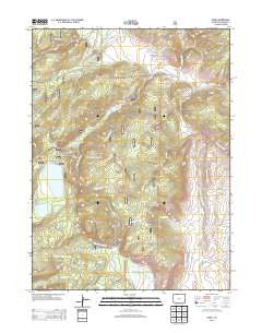 Pearl Colorado Historical topographic map, 1:24000 scale, 7.5 X 7.5 Minute, Year 2013