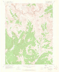 Pearl Pass Colorado Historical topographic map, 1:24000 scale, 7.5 X 7.5 Minute, Year 1961