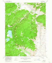 Pearl Colorado Historical topographic map, 1:24000 scale, 7.5 X 7.5 Minute, Year 1955