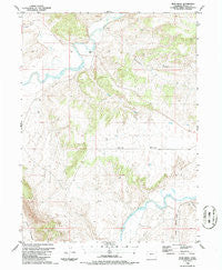 Peck Mesa Colorado Historical topographic map, 1:24000 scale, 7.5 X 7.5 Minute, Year 1986