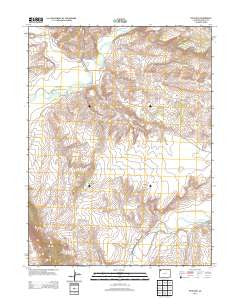 Peck Mesa Colorado Historical topographic map, 1:24000 scale, 7.5 X 7.5 Minute, Year 2013