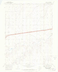 Peconic Colorado Historical topographic map, 1:24000 scale, 7.5 X 7.5 Minute, Year 1969