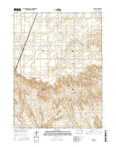 Peetz Colorado Current topographic map, 1:24000 scale, 7.5 X 7.5 Minute, Year 2016