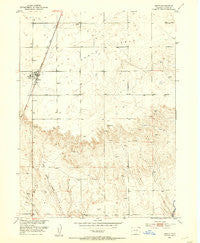 Peetz Colorado Historical topographic map, 1:24000 scale, 7.5 X 7.5 Minute, Year 1953