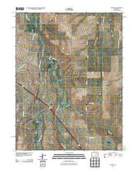 Peoria Colorado Historical topographic map, 1:24000 scale, 7.5 X 7.5 Minute, Year 2010