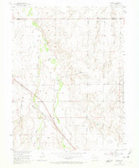 Peoria Colorado Historical topographic map, 1:24000 scale, 7.5 X 7.5 Minute, Year 1956