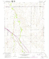 Peoria Colorado Historical topographic map, 1:24000 scale, 7.5 X 7.5 Minute, Year 1956