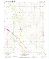 Peoria Colorado Historical topographic map, 1:24000 scale, 7.5 X 7.5 Minute, Year 1956