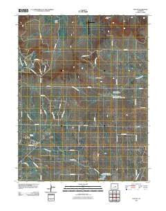 Peyton Colorado Historical topographic map, 1:24000 scale, 7.5 X 7.5 Minute, Year 2010