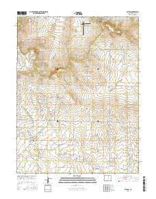 Peyton Colorado Current topographic map, 1:24000 scale, 7.5 X 7.5 Minute, Year 2016