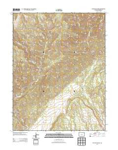 Phantom Canyon Colorado Historical topographic map, 1:24000 scale, 7.5 X 7.5 Minute, Year 2013