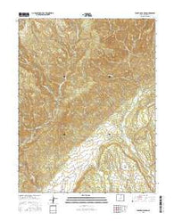 Phantom Canyon Colorado Current topographic map, 1:24000 scale, 7.5 X 7.5 Minute, Year 2016