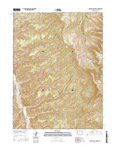 Philadelphia Creek Colorado Current topographic map, 1:24000 scale, 7.5 X 7.5 Minute, Year 2016
