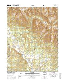 Pieplant Colorado Current topographic map, 1:24000 scale, 7.5 X 7.5 Minute, Year 2016