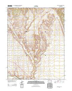 Pierce Gulch Colorado Historical topographic map, 1:24000 scale, 7.5 X 7.5 Minute, Year 2013