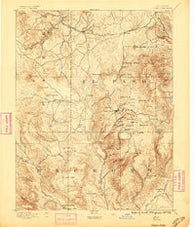 Pikes Peak Colorado Historical topographic map, 1:125000 scale, 30 X 30 Minute, Year 1894