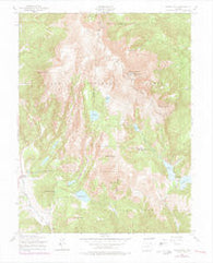 Pikes Peak Colorado Historical topographic map, 1:24000 scale, 7.5 X 7.5 Minute, Year 1951