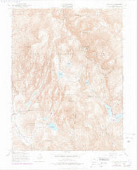 Pikes Peak Colorado Historical topographic map, 1:24000 scale, 7.5 X 7.5 Minute, Year 1951