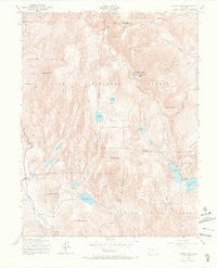 Pikes Peak Colorado Historical topographic map, 1:24000 scale, 7.5 X 7.5 Minute, Year 1951