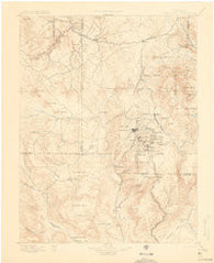 Pikes Peak Colorado Historical topographic map, 1:125000 scale, 30 X 30 Minute, Year 1901