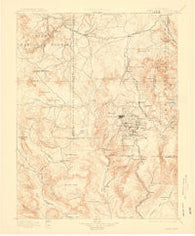 Pikes Peak Colorado Historical topographic map, 1:62500 scale, 15 X 15 Minute, Year 1901