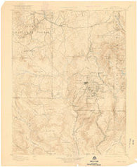 Pikes Peak Colorado Historical topographic map, 1:125000 scale, 30 X 30 Minute, Year 1901