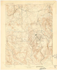 Pikes Peak Colorado Historical topographic map, 1:125000 scale, 30 X 30 Minute, Year 1901