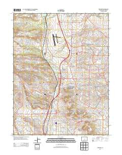 Pikeview Colorado Historical topographic map, 1:24000 scale, 7.5 X 7.5 Minute, Year 2013