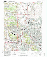 Pikeview Colorado Historical topographic map, 1:24000 scale, 7.5 X 7.5 Minute, Year 1986