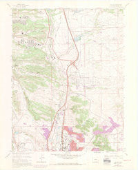 Pikeview Colorado Historical topographic map, 1:24000 scale, 7.5 X 7.5 Minute, Year 1961