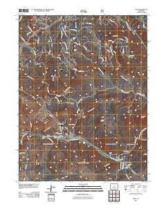 Pine Colorado Historical topographic map, 1:24000 scale, 7.5 X 7.5 Minute, Year 2011