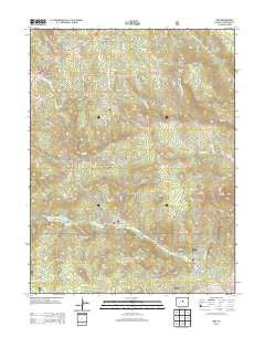 Pine Colorado Historical topographic map, 1:24000 scale, 7.5 X 7.5 Minute, Year 2013