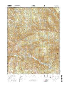 Pine Colorado Current topographic map, 1:24000 scale, 7.5 X 7.5 Minute, Year 2016