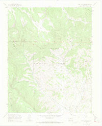 Pine Cone Knob Colorado Historical topographic map, 1:24000 scale, 7.5 X 7.5 Minute, Year 1967