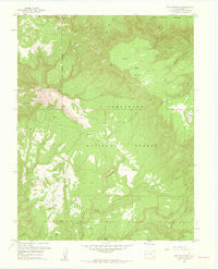 Pine Mountain Colorado Historical topographic map, 1:24000 scale, 7.5 X 7.5 Minute, Year 1960