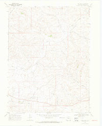 Pine Ridge Colorado Historical topographic map, 1:24000 scale, 7.5 X 7.5 Minute, Year 1969