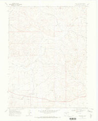 Pine Ridge Colorado Historical topographic map, 1:24000 scale, 7.5 X 7.5 Minute, Year 1969