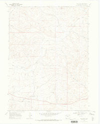 Pine Ridge Colorado Historical topographic map, 1:24000 scale, 7.5 X 7.5 Minute, Year 1969