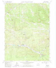 Pine Colorado Historical topographic map, 1:24000 scale, 7.5 X 7.5 Minute, Year 1965