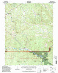 Pine Colorado Historical topographic map, 1:24000 scale, 7.5 X 7.5 Minute, Year 1994