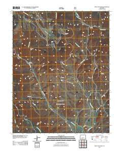 Pine Cone Knob Colorado Historical topographic map, 1:24000 scale, 7.5 X 7.5 Minute, Year 2011