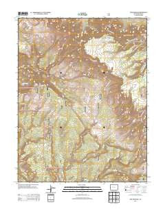 Pine Mountain Colorado Historical topographic map, 1:24000 scale, 7.5 X 7.5 Minute, Year 2013