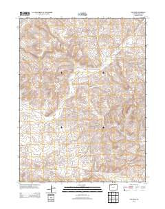 Pine Ridge Colorado Historical topographic map, 1:24000 scale, 7.5 X 7.5 Minute, Year 2013