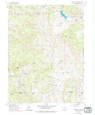 Pinewood Lake Colorado Historical topographic map, 1:24000 scale, 7.5 X 7.5 Minute, Year 1962