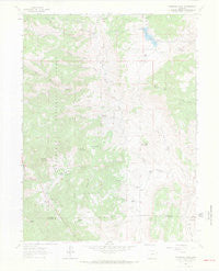 Pinewood Lake Colorado Historical topographic map, 1:24000 scale, 7.5 X 7.5 Minute, Year 1962