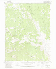 Piney Peak Colorado Historical topographic map, 1:24000 scale, 7.5 X 7.5 Minute, Year 1980